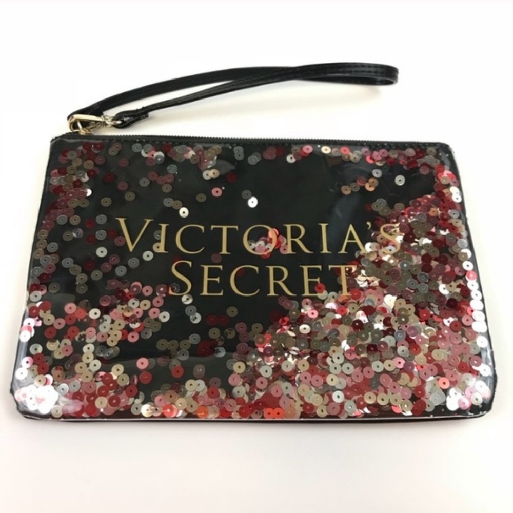Victoria's Secret Sequin Pouch / Wristlet - NWOT